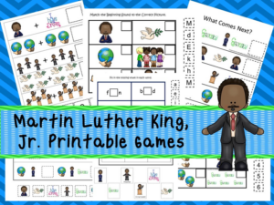 30 printable martin luther king jr. themed games and activities