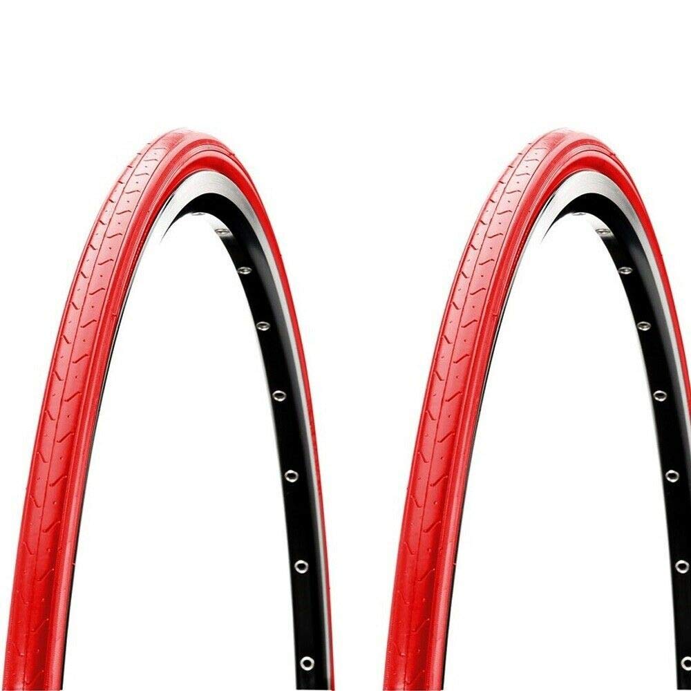 C740 Super HP Two Tires Pair 700x28c Red 100 PSI Road Bike Fixed