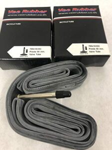 two (2) 700x18c 700x25cnew bicycle inner tubes presets 60mm fixie road bike
