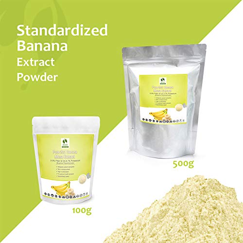 Banana Musa Extract 2-3% Fiber & 0.6-0.7% Potassium (100 Gram) | Baking Bread, Cake | Beverage for Juice, Smoothies