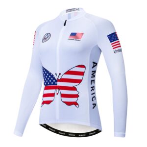 cycling jersey women biking jersey long sleeve cycling shirt top ladies mtb bicycle clothing