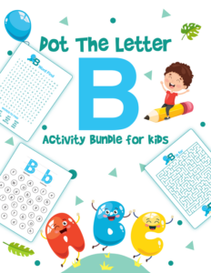 dot the letter b activity bundle for kids