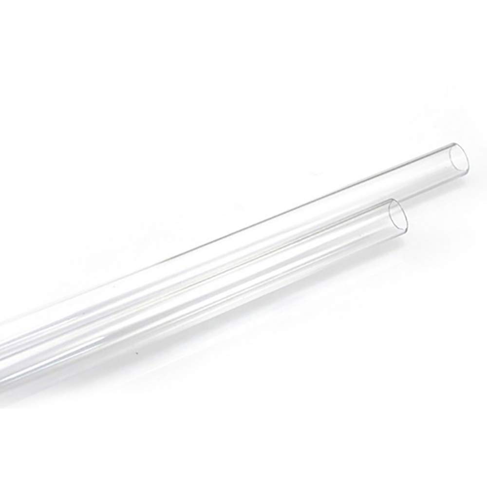 Bykski DIY Acrylic Transparent OD 12MM/14MM/16MM 500mm Lengths PETG Acrylic Water Cooling Hard Tubing ，4-Pack (14MM OD Transparent Acrylic)