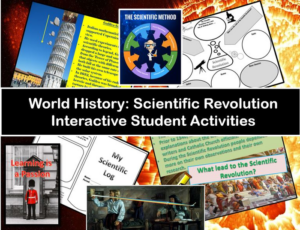 world history: scientific revolution interactive activities (distance learning)