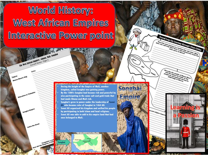 World History: West African Empires ~Interactive Student Activities~ (Distance Learning)