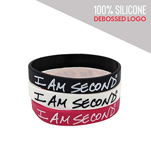 I Am Second 3-Pack Adult Multi-Color Wristband Bundle