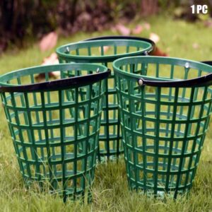 Golf Range Baskets Ball Carrying Buckets Golfball Storage Container with Handle for Outdoor Sport