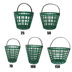 Golf Range Baskets Ball Carrying Buckets Golfball Storage Container with Handle for Outdoor Sport