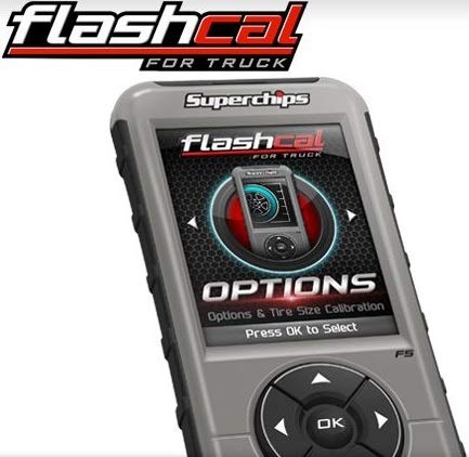 NEW SUPERCHIPS FLASHCAL F5 IN-CAB TUNER,GASOLINE,COMPATIBLE WITH 1999-2020 FORD F-SERIES GAS TRUCKS,1999-2018 FORD F-SERIES DIESEL TRUCKS & 2019 FORD F-150 3.0L POWER STROKE DIESEL ENGINES