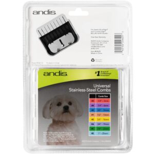 Andis - Set of stainless steel lifting combs 8