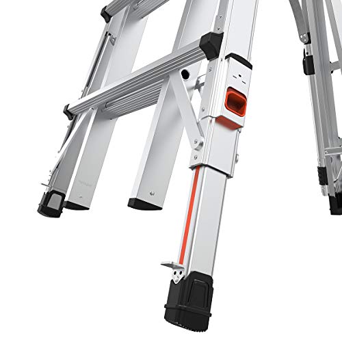 Little Giant Ladders, Epic, M26, 26 ft, Multi-Position Ladder, Aluminum, Type 1A, 300 lbs weight rating, (16826-818)