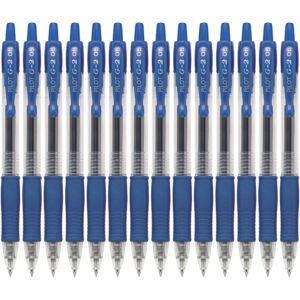 pilot, g2 premium gel roller pens, extra fine point 0.5 mm, pack of 14, blue