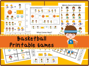 30 printable basketball themed games and activities