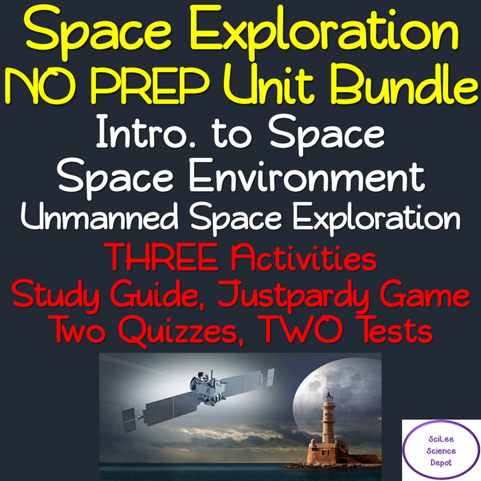Space Exploration NO PREP Unit Bundle