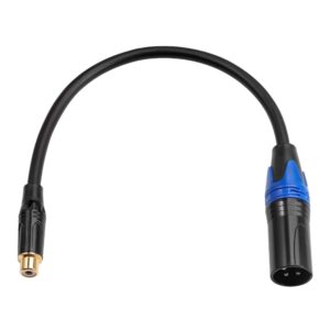 disino female rca to xlr male cable,xlr to rca converter audio adapter patch cable - 1 feet