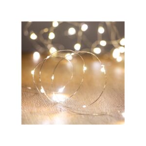 string lights,waterproof led string lights fairy string lights starry ,battery operated string lights for indoor&outdoor decoration wedding home parties christmas holiday. (warm white, 32.8ft)