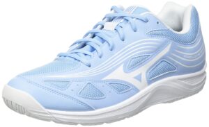 mizuno women's cyclone speed 3 volleyball shoe, bluebell white ignitionr, us:7