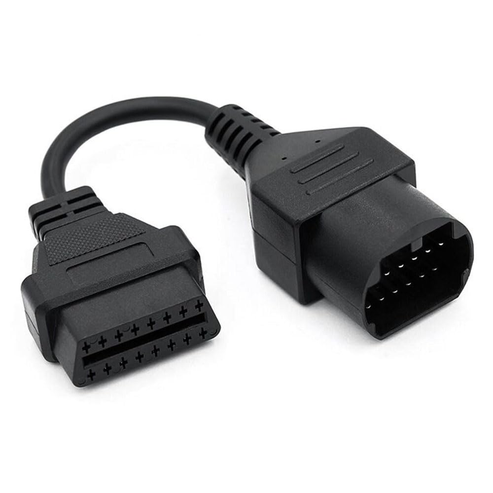 E-Car Connection New OBD 17 Pin OBD to OBDII 16 Pin OBD2 Diagnostic Adapter Connector Adapter Cable for Mazda (Type -1)