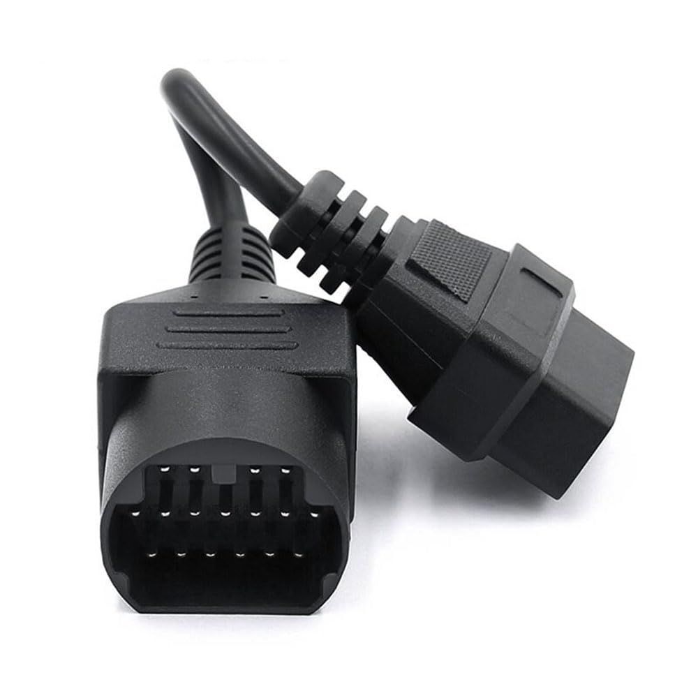 E-Car Connection New OBD 17 Pin OBD to OBDII 16 Pin OBD2 Diagnostic Adapter Connector Adapter Cable for Mazda (Type -1)