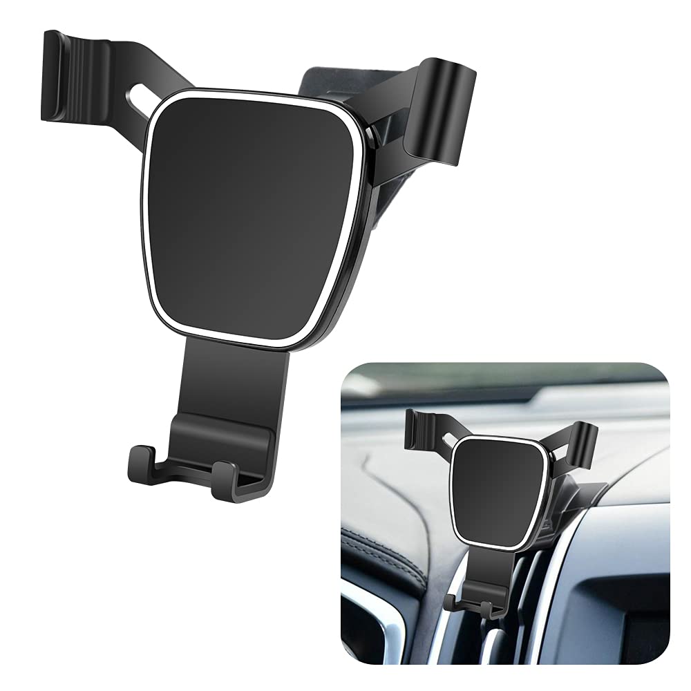 musttrue LUNQIN Car Phone Holder for 2015-2024 Ford Edge SUV Auto Accessories Navigation Bracket Interior Decoration Mobile Cell Phone Mount