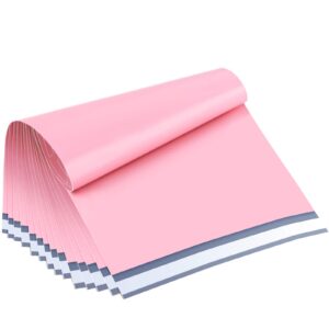 ucgou poly mailers 6x9 inch light pink 200 pack mini #1 shipping bags strong mailing envelopes thick self seal adhesive waterproof and tear proof boutique postal small business for jewelry and more
