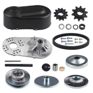 waterwich go kart 212cc torque converter clutch kit replacement for comet tav2 218353a 3/4" 30-75 manco 10t #40/41 and 12t #35 chain cvt 30 series engine clutch