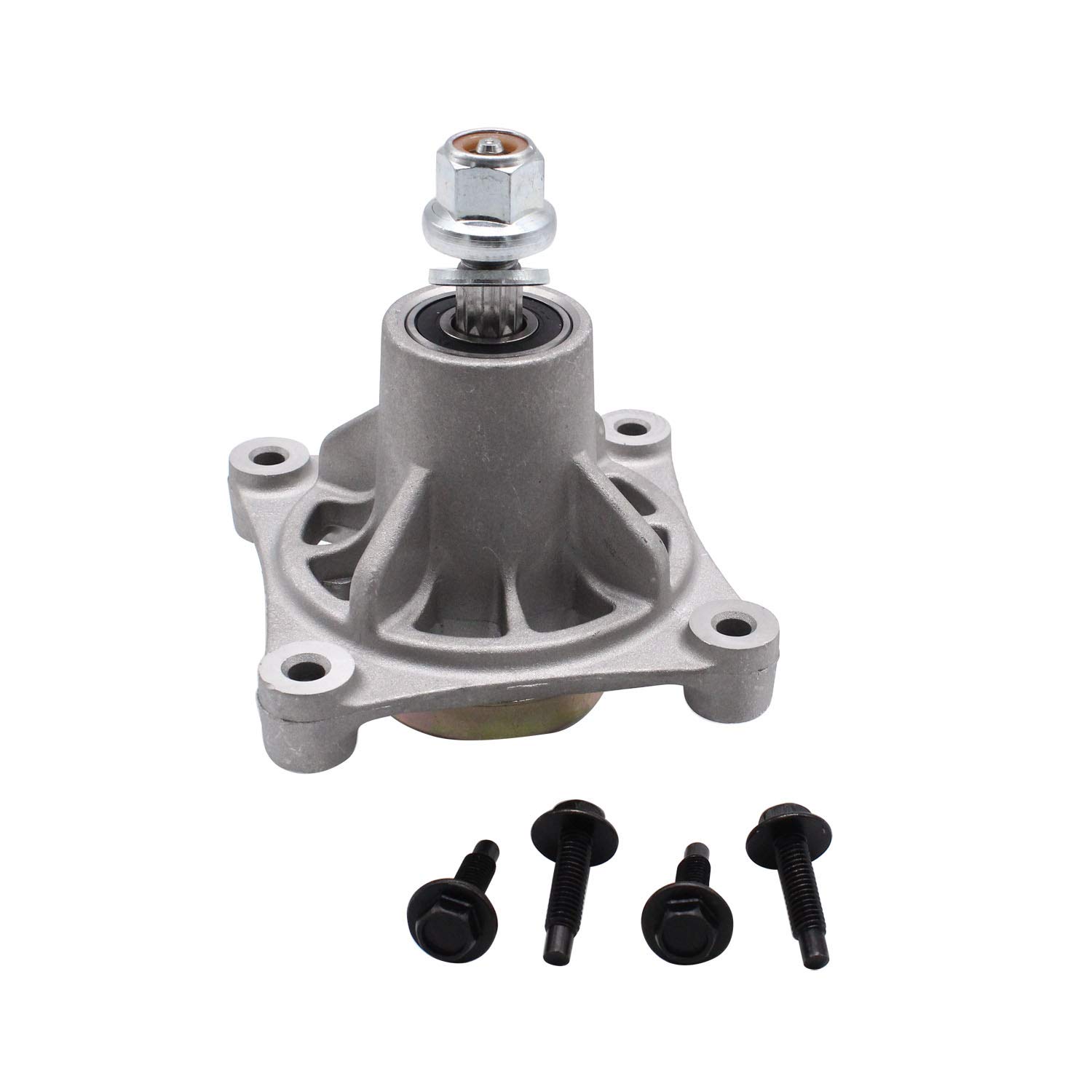 TAKPART Spindle Assembly Replaces Replacement for Husqvarna AYP 48" Decks 2002 & Newer with 4 Bolts Zerk 174356 532174356