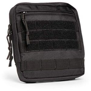 TBG - Utility Pouch for Tactical Diaper Bag 8.5in x 8.25in - MOLLE EDC Pocket (Black)