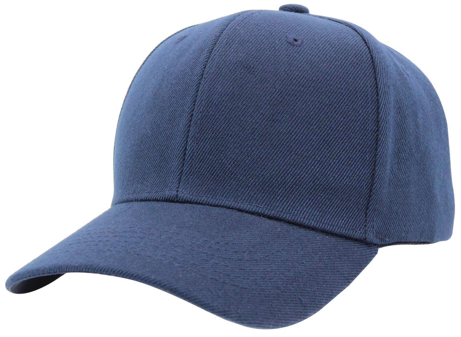 AZTRONA Baseball Cap Men Women - Adjustable Plain Sports Fashion Quality Hat, NAV Navy