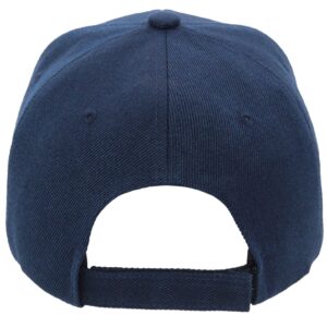 AZTRONA Baseball Cap Men Women - Adjustable Plain Sports Fashion Quality Hat, NAV Navy