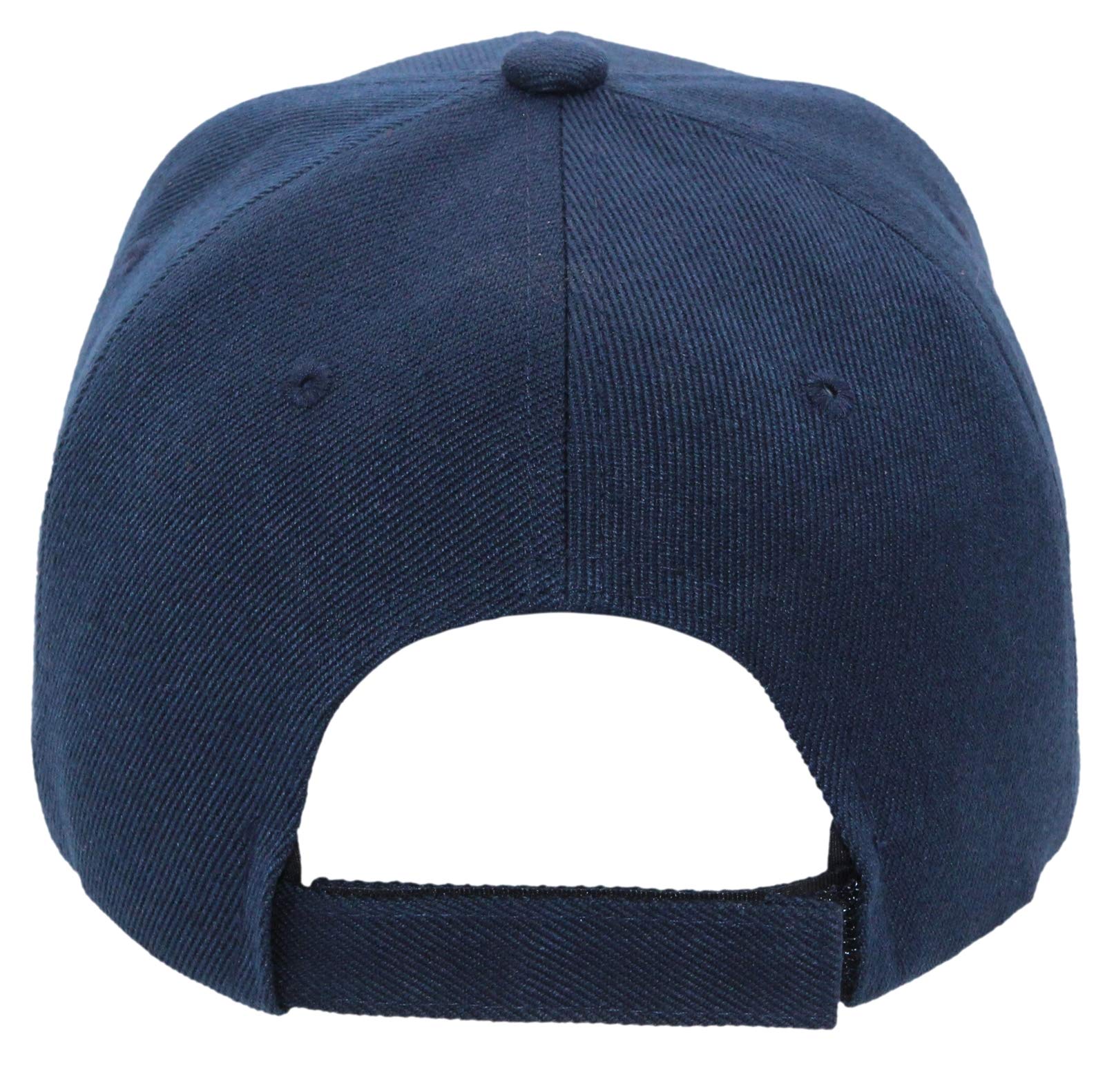 AZTRONA Baseball Cap Men Women - Adjustable Plain Sports Fashion Quality Hat, NAV Navy