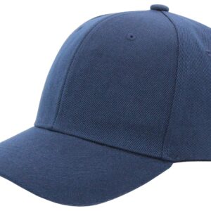 AZTRONA Baseball Cap Men Women - Adjustable Plain Sports Fashion Quality Hat, NAV Navy