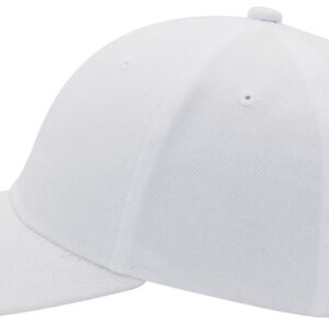 AZTRONA Baseball Cap Men Women - Adjustable Plain Sports Fashion Quality Hat, WHT