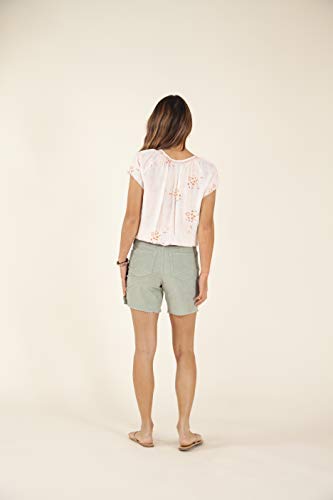 Carve Designs Womens Oahu Hi Rise 6" Short, Thyme, 12