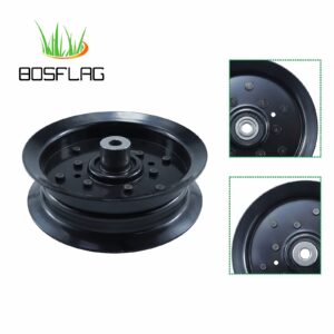 BOSFLAG 196106 Idler Pulley Replaces Husqvarna 532196106 Husqvarna Idler Pulley 532196106 Pulley, Craftsman 196106 Pulley 197379 Idler Pulley, 532197379 for Husqvarna z254, RZ5424, YTH2348 Ride Mowers