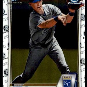 2020 Bowman Chrome Prospects #BCP-25 Bobby Witt Jr. Kansas City Royals Baseball Card