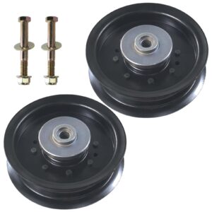 bosflag 2 pack 532196104 idler pulley replaces husqvarna 532196104 husqvarna idler pulley, 532197380 husqvarna idler pulley, 196104, 197380 for husqvarna lgt2654, rz5424, yth24v48, rz4623 tractors