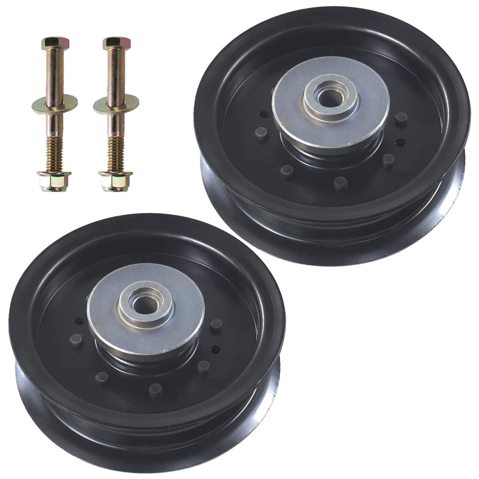 BOSFLAG 2 Pack 532196104 Idler Pulley Replaces Husqvarna 532196104 Husqvarna Idler Pulley, 532197380 Husqvarna Idler Pulley, 196104, 197380 for Husqvarna lgt2654, rz5424, yth24v48, rz4623 Tractors