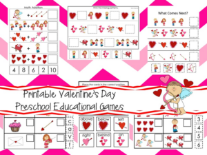 30 printable valentine's day themed games and activities