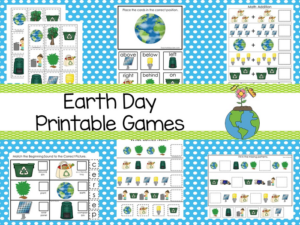 30 printable earth day themed games and activities
