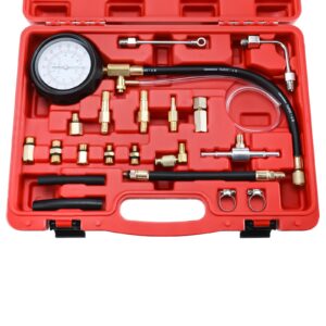 btshub 0-140psi fuel injector pump pressure tester gauge hand tool set