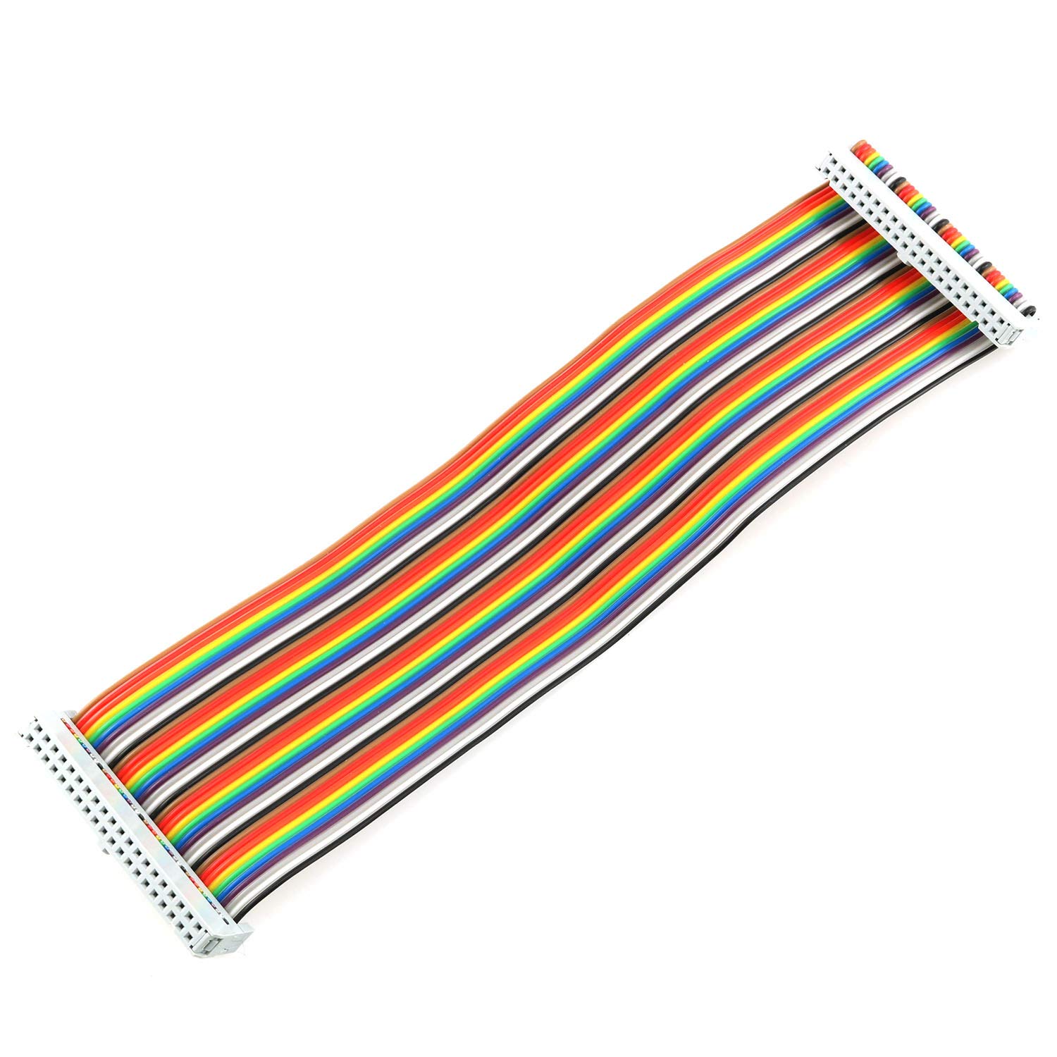 DGZZI RPi GPIO Breakout Expansion Board+ 21cm 40Pin GPIO Flat Ribbon Cable for Raspberry Pi 4B/3B/3B+/2B/1B+