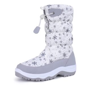 cior women's snow boots winter ii water-resistant fur lined frosty warm anti-slip boot u120wmx002-new.white-40