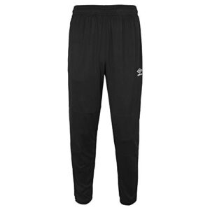 umbro double diamond interlock pant, black, adult medium