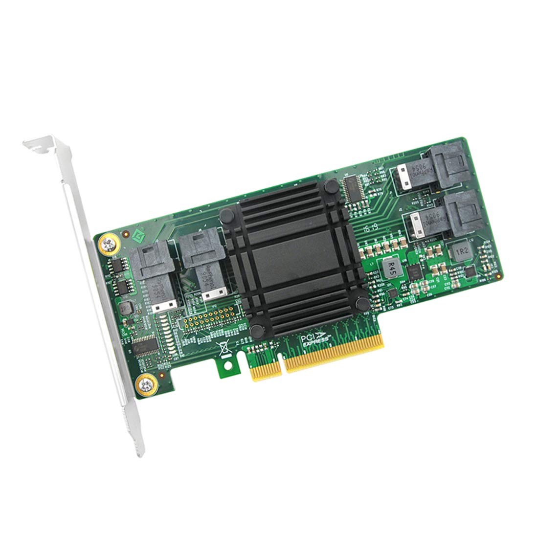 DiliVing 4 Port U.2 to PCI Express x8 SFF-8639 NVMe SSD Adapter with SFF-8643 Mini-SAS HD 36 Pin Connector and PLX8724 chipset for Servers-LRNV9324-4I