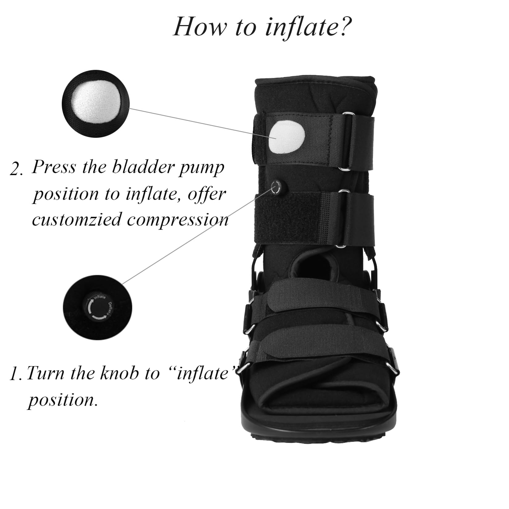 Medibot Walking Boot, Fracture Boot for Foot and Ankle Size M