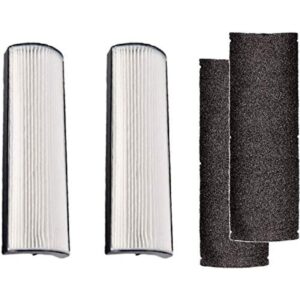 nispira 2-in-1 true hepa replacement filter petwrfil for pure enrichment purezone elite 4-in-1 tower air purifier peairtwr. 2 packs