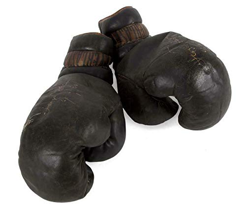 Floyd Patterson Signed & Dated Vintage 1960 Everlast Boxing Gloves Pair JSA COA - Autographed Boxing Gloves