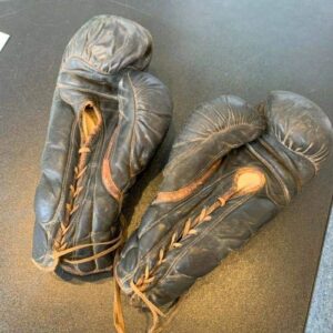 Floyd Patterson Signed & Dated Vintage 1960 Everlast Boxing Gloves Pair JSA COA - Autographed Boxing Gloves