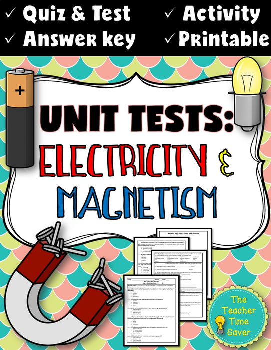 Electricity and Magnetism Tests